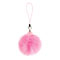 Pom-Pon Mobile Phone Charm - Pink