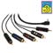 Logic 3 PSP Slim & Lite Component AV Cable