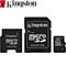 Kingston MicroSDHC Card - 4GB with Adapters image