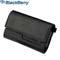 BlackBerry Horizontal Leather Pouch - Black - ASY-15476-004