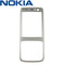 Genuine Nokia N73 Replacement Front Housing - Silver / Grey image