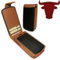 Piel Frama Case For HTC Touch HD - Black And Tan