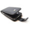 iPhone 3G Leather Flip Case - Black