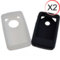 Silicone Case for Samsung M8800 Pixon - Twin Pack