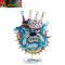 Ed Hardy Icing Rhinestone Mini Sticker "King Dog"