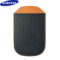 Samsung Genio Leather Pouch - Black / Orange