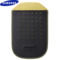 Samsung Genio Leather Pouch - Black / Yellow