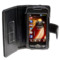 Samsung Jet S8000 Leather Wallet Case - Black