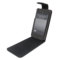 iPhone 4S / 4 Leather Style Flip Case - Black