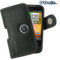PDair Leather Case For HTC Wildfire - Horizontal Pouch Type