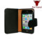 Piel Frama Leather Wallet Case for Apple iPhone 4S / 4 - Black