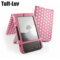 Tuff-Luv Juss-Luv Polka Faux Leather Case & Stand for Amazon Kindle Keyboard - Pink