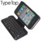 TypeTop Swivel Mini Bluetooth Keyboard for iPhone 4