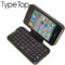 TypeTop Swivel Mini Bluetooth Keyboard for iPhone 4 - QWERTZ