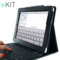 eKit iPad  2 / iPad 3 Folio Deluxe with Bluetooth Keyboard - Black
