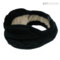 KitSound Knitted Ear Muff Headphones with Mic - Black