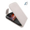 Blackberry Bold 9900 Leather Flip Case - White
