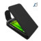 Blackberry Torch 9860 Leather Flip Case - Black