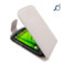 Blackberry Torch 9860 Leather Flip Case - White