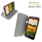 HTC HC V701 Hard Shell With Kick Stand For HTC One X - Clear/White