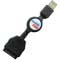 Retractable Sync & Charge Cable - O2 XDA IIs, i-mate PDA2K, SPV M2000 & MDA III