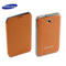 Genuine Samsung Galaxy Note Flip Cover - Orange - EFC-1E1COECSTD