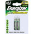 Energizer AAA 850 mAh Rechargeable Batteries - 2 Pack
