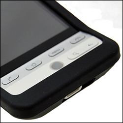 Silicone Case for HTC Hero - Black
