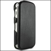 Nokia N97 Alu-Leather Case - Black