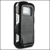 Nokia N97 Alu-Leather Case - Black
