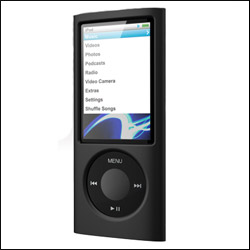 Coque iPod Nano 5G SwitchEasy Cubes - Noire (avant)