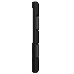 Coque iPod Nano 5G SwitchEasy Cubes - Noire (profil)