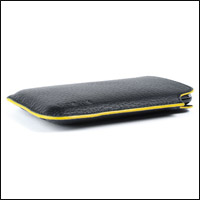 Knomo Pouch For iPhone 3GS / 3G - Black / Yellow