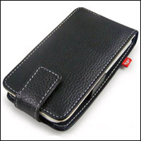 HTC Hero Alu-Leather Case - Black