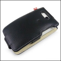 HTC Hero Alu-Leather Case - Black