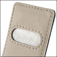 HTC Hero Alu-Leather Case - Black