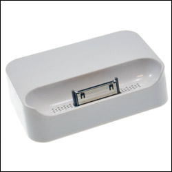 Apple iPhone 3GS / 3G USB Desktop Sync & Charge Cradle - White
