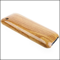 iPhone 3GS / 3G Wooden Style Back Case - Light Wood