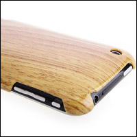 iPhone 3GS / 3G Wooden Style Back Case - Light Wood