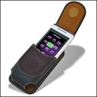 SmartEdge Leather Vertical Pouch Case - Sony Ericsson Aino - Black