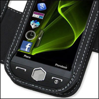 SmartEdge Leather Case - Samsung Omnia II - Black