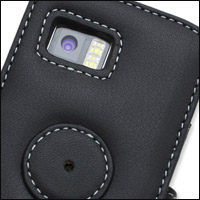 SmartEdge Leather Case - Samsung Omnia II - Black
