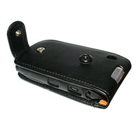Piel Frama Case For BlackBerry 8520 Curve - Black