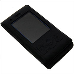 Silicone Case for Sony Ericsson W595 - Black