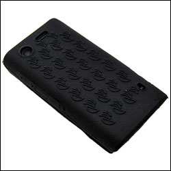 Silicone Case for Sony Ericsson W595 - Black