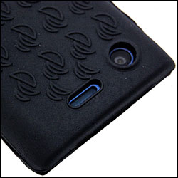 Silicone Case for Sony Ericsson W595 - Black