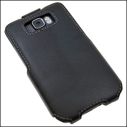 Housse en cuir PO S511 pour HTC HD2 vue de dos