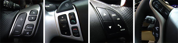 Unika is compatible with Vauxhall, BMW, Ford & Honda Steering Wheel controls