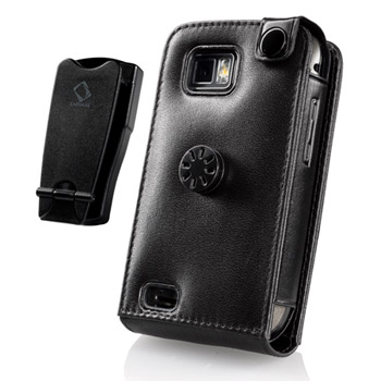 Capdase Classic Leather Flip Case for Samsung S5600