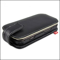Nokia N97 Mini Alu-Leather Case - Black
